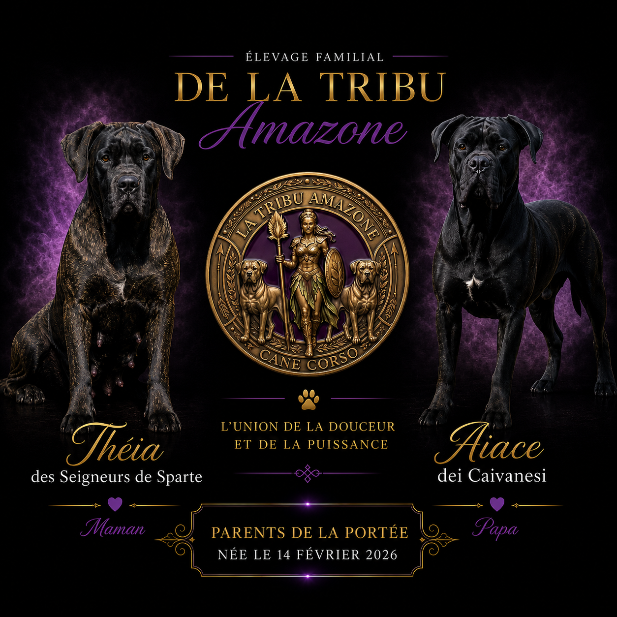 Chiot Cane Corso De La Tribu Amazone